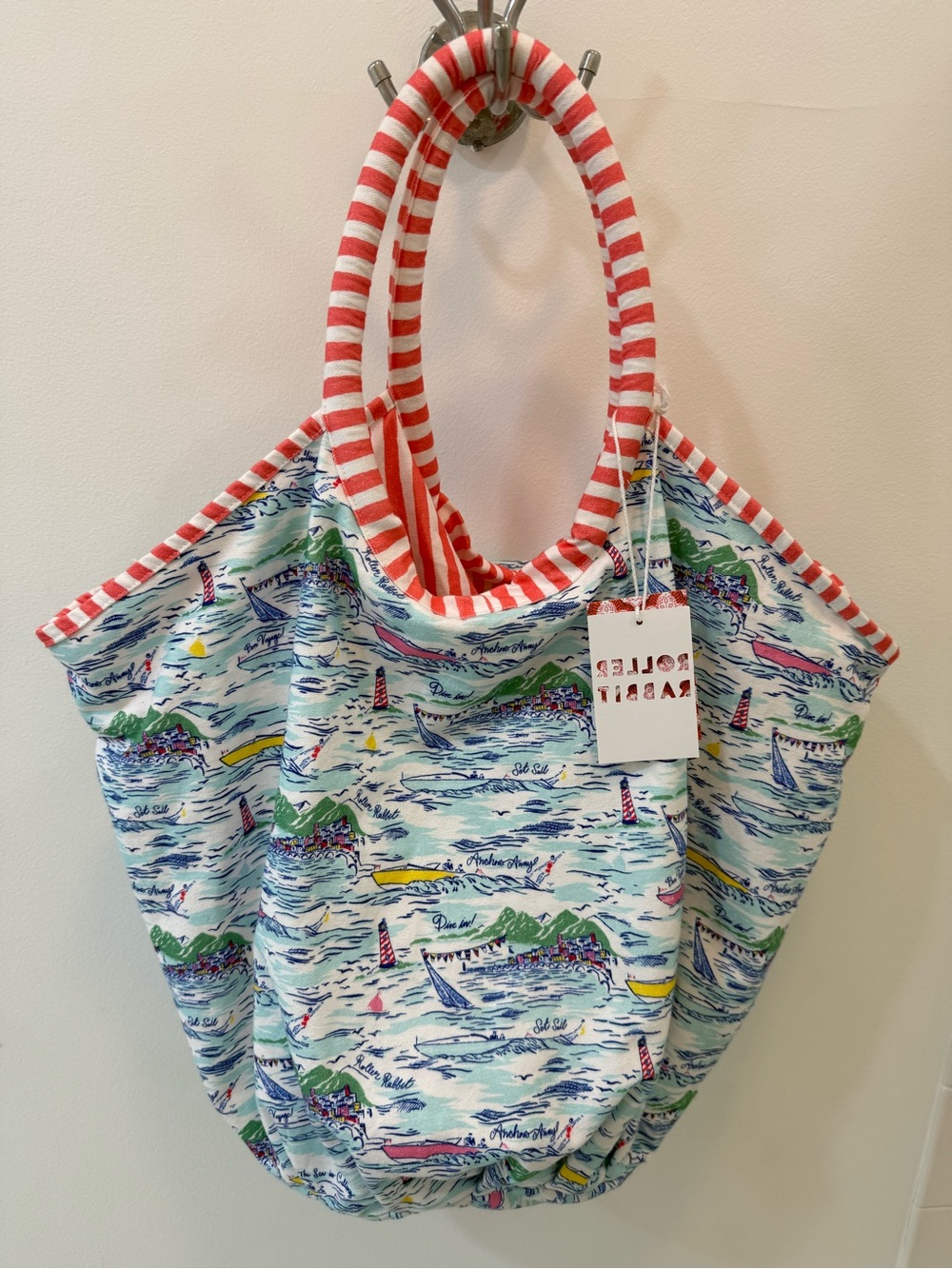 Roller Rabbit Regatta bondi bag - Picture 2 of 3